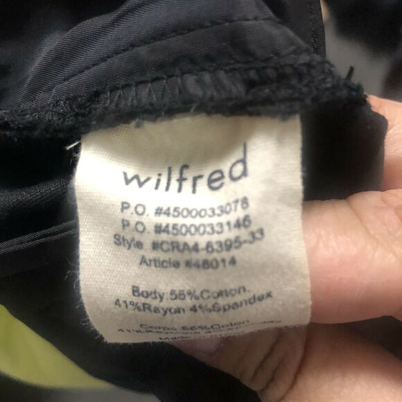 Wilfred size 4 black creased cuffed hem trousers - Picture 4 of 4